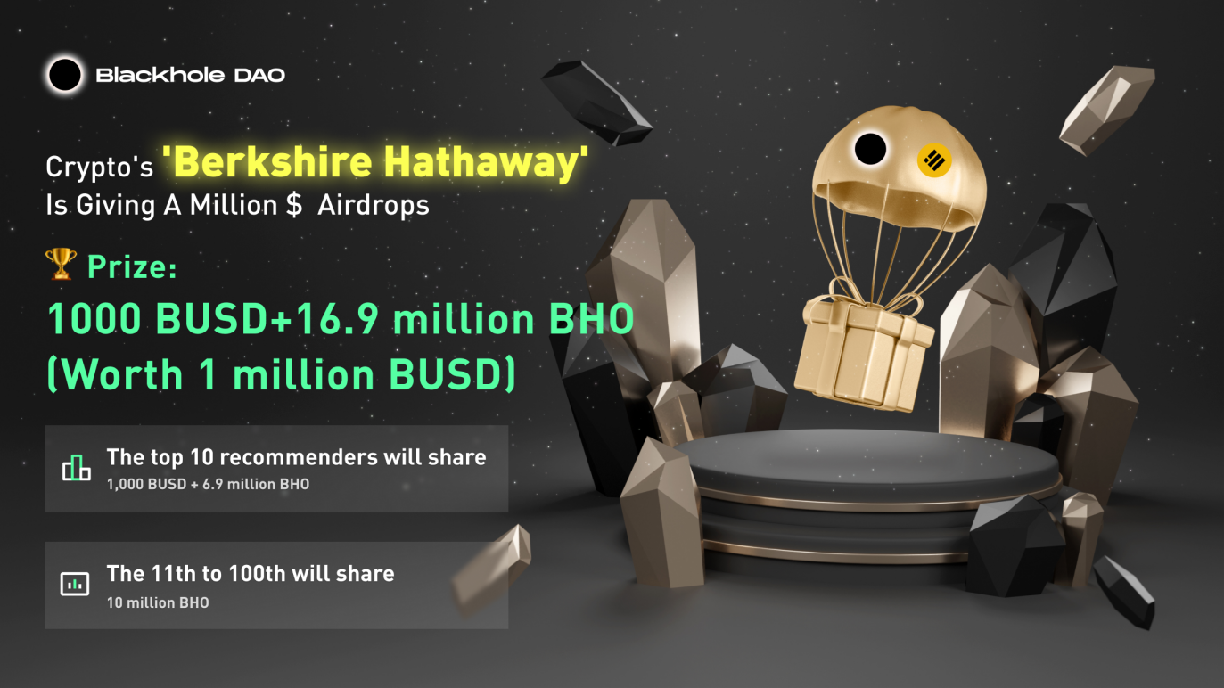 Throwing millions of dollars in airdrops, DEFI rookie BlackHoleDAO gave much more than its predecessors Uniswap!